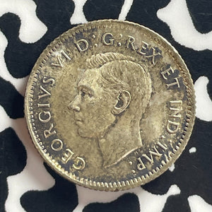 1942 Canada 10 Cents Lot#T7855 Silver! High Grade! Beautiful!