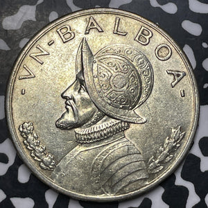 1931 Panama 1 Balboa Lot#JM8296 Large Silver! Nice!