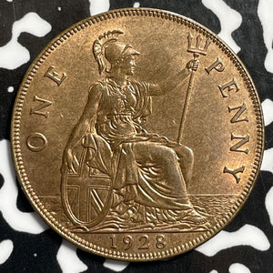 1928 Great Britain 1 Penny Lot#E4319 High Grade! Beautiful!