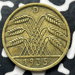 1935-D Germany 5 Pfennig (5 Available) (1 Coin Only)