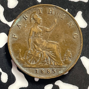1885 Great Britain Farthing Lot#T9567