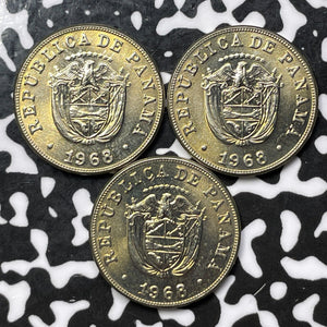 1968 Panama 5 Centesimos (3 Available) High Grade! Beautiful! (1 Coin Only)