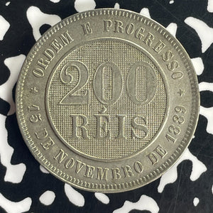 1896 Brazil 200 Reis Lot#T8778