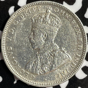 1920-M Australia 1 Shilling Lot#E0600 Silver! Old Cleaning