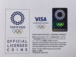 2020 Japan Tokyo Olympics Badminton 1000 Yen Proof Set Lot#B2372 Silver!