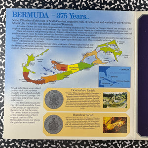 1984 Bermuda 375th Anniversary 10x Coin Mint Set Lot#B2385 With Case
