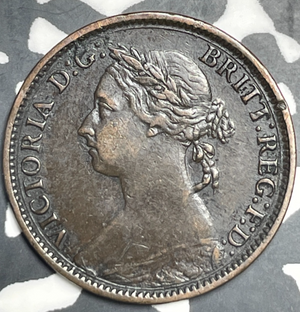 1891 Great Britain Farthing Lot#T9288