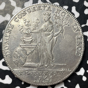 1765 Germany Nurnberg 1 Thaler Lot#JM8372 Large Silver! Old Cleaning, DAV-2490