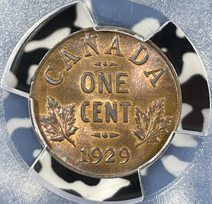1929 Canada Small Cent PCGS MS65RB Lot#G039 Gem BU!