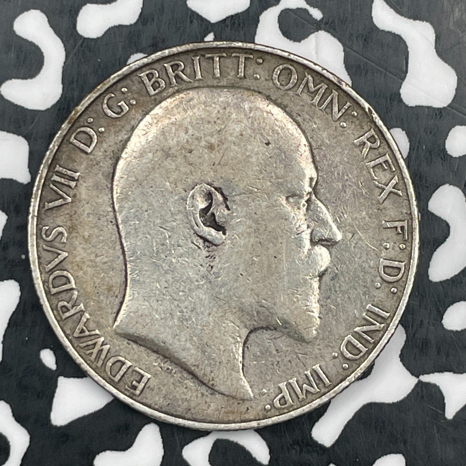 1907 Great Britain 1 Florin Lot#N0811 Silver!