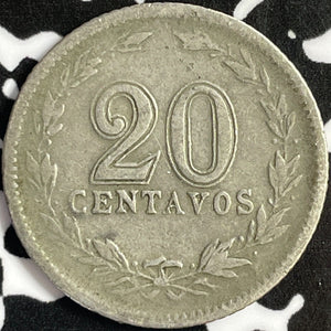 1924 Argentina 20 Centavos Lot#D9404