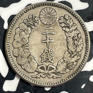 (1893) Japan 20 Sen Lot#T0115 Silver!