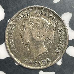 1889 Canada 5 Cents Lot#T2277 Silver! Key Date!