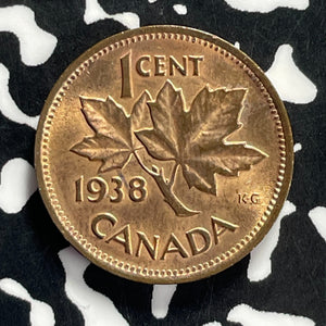 1938 Canada Small Cent Lot#T9482 High Grade! Beautiful!