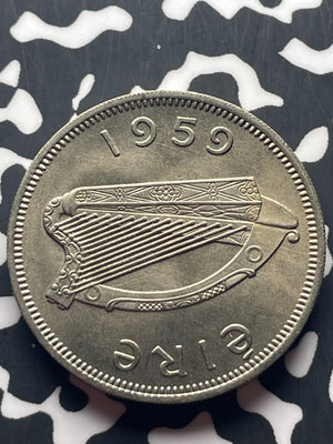 1959 Ireland 1 Florin Lot#T8885 High Grade! Beautiful!