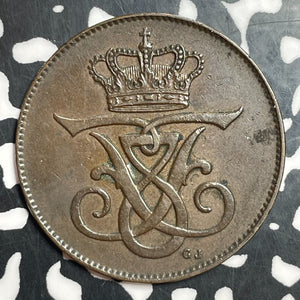 1908 Denmark 5 Ore Lot#T2401