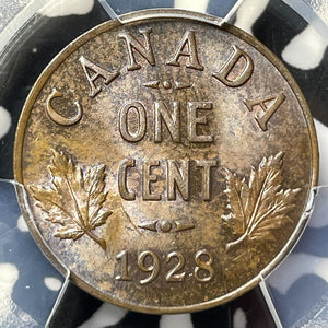 1928 Canada Small Cent PCGS MS64BN Lot#G7878 Choice UNC!