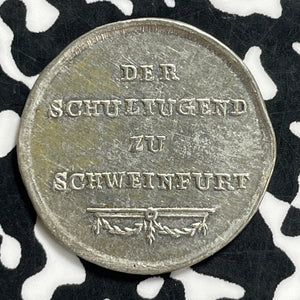 1817 Germany Schweinfurt 1 Ducat Pattern Lot#JM9940 Silver! Whiting-598