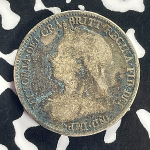 1897 Great Britain 6 Pence Sixpence Lot#T8751 Silver!