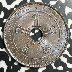 1888 Belgian Congo 10 Centimes Lot#T2991 High Grade! Beautiful!