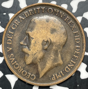 1918-H Great Britain Penny Lot#C0332 Better Date