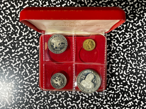 1965 Malta Great Siege 400th Anniversary 4x Coin Proof Set Lot#B2755 Silver!