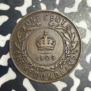 1909 Newfoundland Large Cent Lot#T6388 Nice!