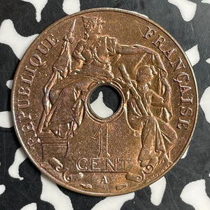 1939-A French Indo-China 1 Centime Lot#T0654 High Grade! Beautiful!