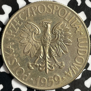 1959 Poland 10 Zlotych Lot#D8254