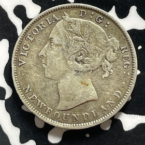 1896 Newfoundland 20 Cents Lot#T4574 Silver!