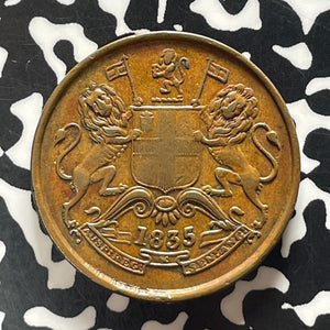 1835(M) India 1/2 Anna Half Anna Lot#T5678 Nice!
