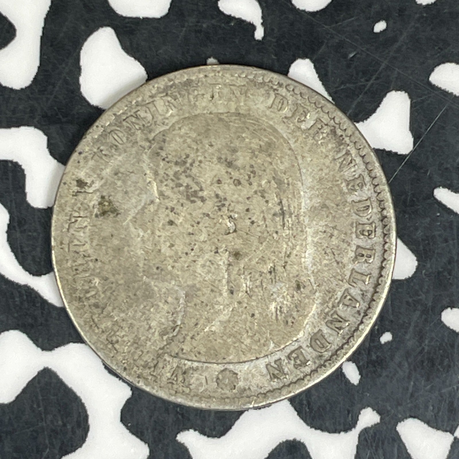 1897 Netherlands 25 Cents Lot#C6181 Silver!