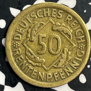 1924-D Germany 50 Pfennig Lot#T0183 KM#32