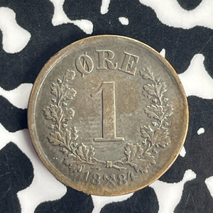 1884 Norway 1 Ore Lot#T8748