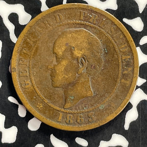 1863 Haiti 50 Centimes Lot#T9647