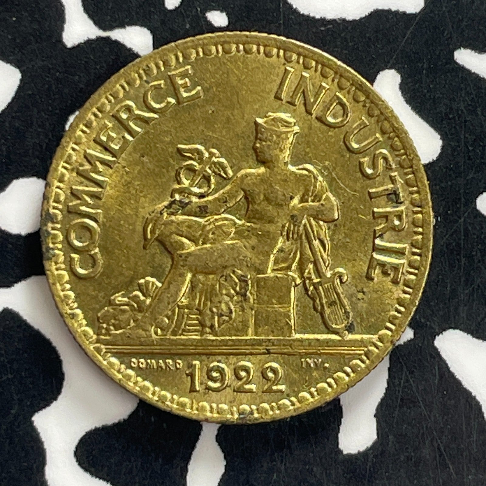 1922 France 50 Centimes Lot#C1275 High Grade! Beautiful!