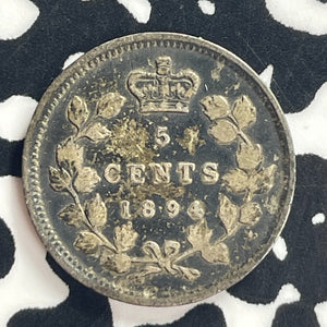1894 Canada 5 Cents Lot#T7896 Silver! Key Date!