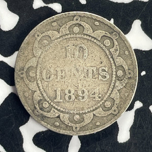 1894 Newfoundland 10 Cents Lot#T8700 Silver!