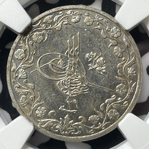 AH 1293 Year 29 (1903) Egypt 5/10 Qirsh NGC MS62 Lot#G9536 Nice UNC!