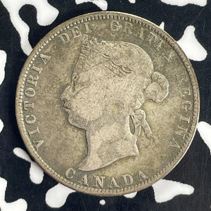1872-H Canada 25 Cents Lot#T8567 Silver!