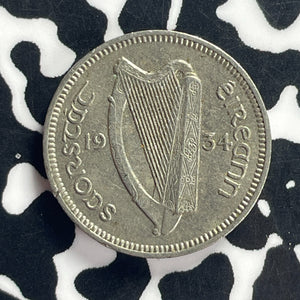 1934 Ireland 3 Pence Threepence Lot#T9153