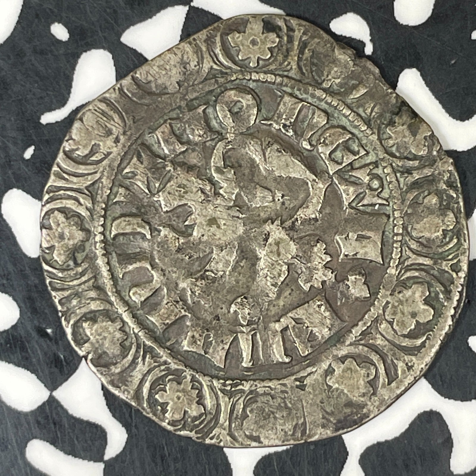 (1346-84) Flanders Louis II De Male AR Gros Lot#JM0607 Silver!