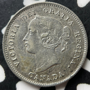 1870 Canada 5 Cents Lot#JM9027 Silver! Nice!