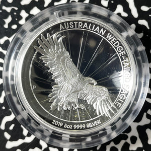 2019 Australia Wedge Tailed Eagle $8 Dollars Lot#B2337 Silver! With Case & C.O.A