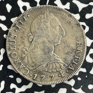 1774-PTS JR Bolivia 8 Reales Lot#JM0107 Large Silver!