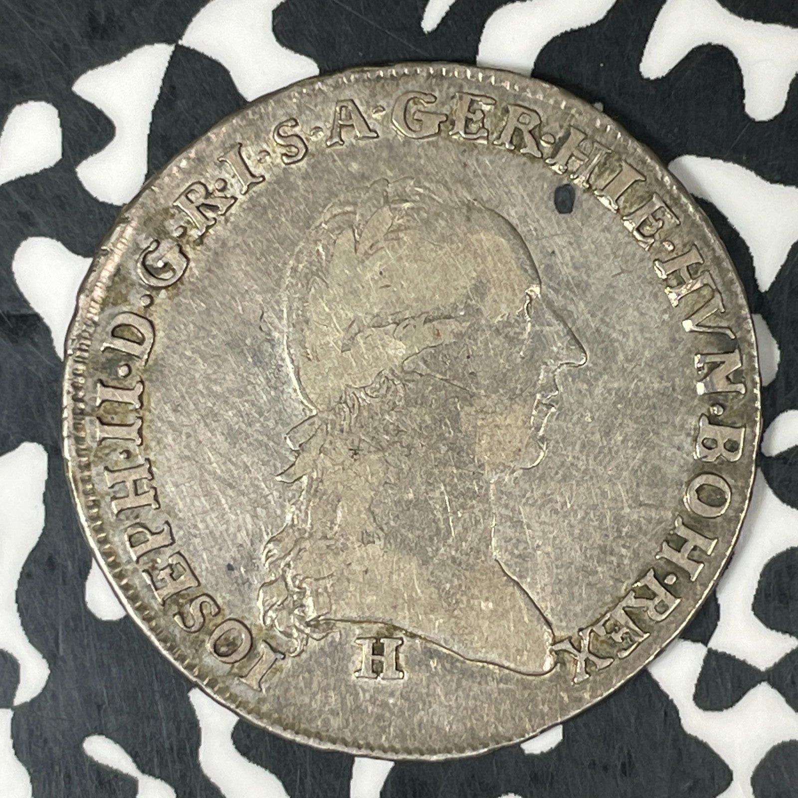 1788-H Austrian Netherlands 1/4 Kronenthaler Lot#JM0606 Silver! Scarce!