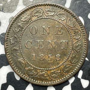 1858 Canada Large Cent Lot#JM8802 Key Date!