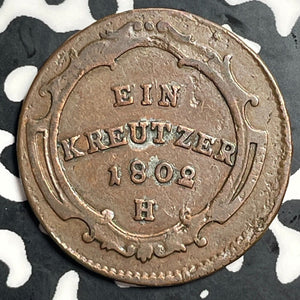 1802-H Austria Further 1 Kreutzer Lot#T0157