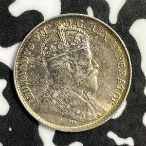 1902 Canada 5 Cents Lot#E2571 Silver! Nice!