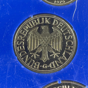 1979-G West Germany 10x Coin Proof Set Lot#B2407 With Case